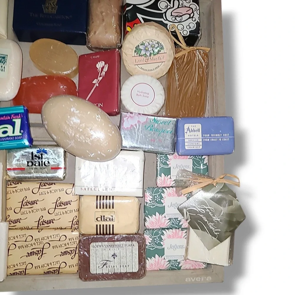 36 Vintage Hotel Motel Bar Soaps Ritz Carlton Hilton Las Vegas Travel Lot